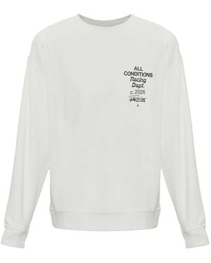 Nike Acg Tuff Fleece Logo-Print Sweatshirt - White