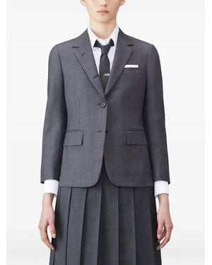 Thom Browne Giacca Plissettata - Blu