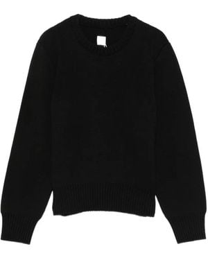 TOTEME Ribbed-Knit Sweater - Black