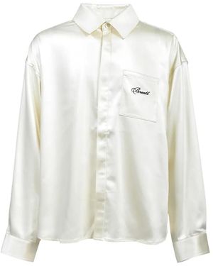 BREATH Logo-Embroidered Shirt - White