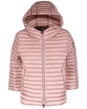 Colmar Hooded Quilted Jacket - Pink