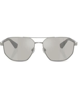 Burberry Pilot-Frame Sunglasses - Grey