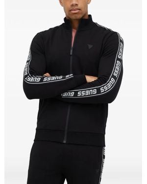 Guess Zip Sweatshirt - Black