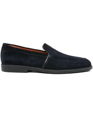Santoni Suede Loafers - Blue