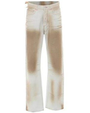 Magliano Lockere Jeans Im Used-Look - Weiß