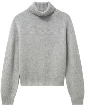 Pringle of Scotland Rollkragenpullover aus Kaschmir - Grau