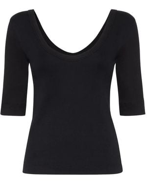 Brunello Cucinelli Cotton T-Shirt - Black