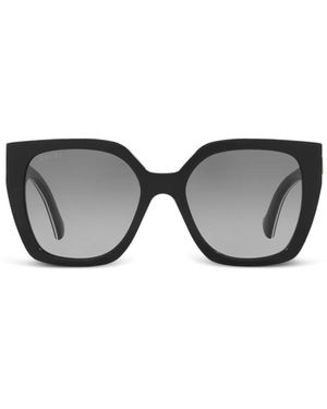 Gucci Butterfly-Frame Sunglasses - Grey