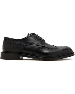 STURLINI FIRENZE Brogue-Detail Derby Shoes - Black