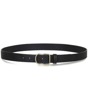 Fortela Robert Leather Belt - White