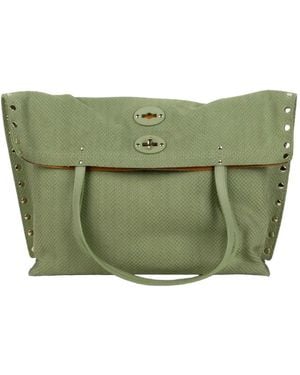 Zanellato A'Spasso Stud-Embellished Tote Bag - Green