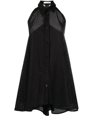 Philosophy Di Lorenzo Serafini Kurzes Trägerkleid - Schwarz