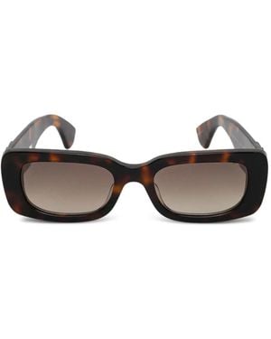 Kurt Geiger Rectangle-Frame Sunglasses - Brown