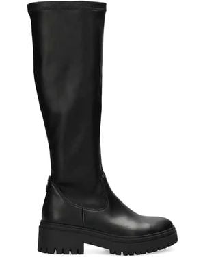 Mexx Zip Lug-Sole Boots - Black