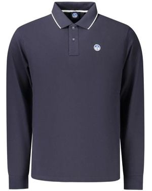 North Sails Long-Sleeve Polo Shirt - Blue