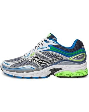 Saucony Progrid Omni 9 Mesh Low-Top Trainers - Blue