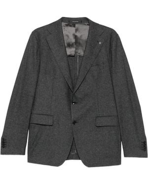 Tagliatore Micro-Check Wool Suit - Gray