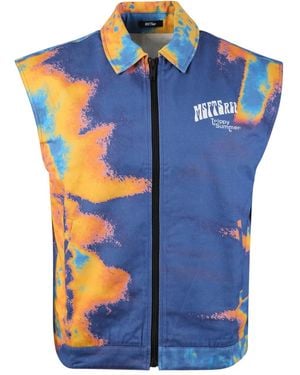 Msftsrep Trippy Summer Gilet - Blue