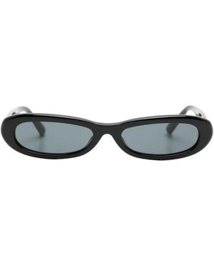 The Attico Oval Shape Sunglasses - Grey