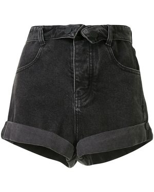 Haculla Fold Denim Shorts - Black