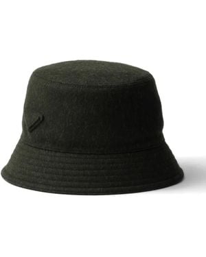 Prada Loden Bucket Hat - Black