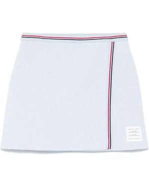 Thom Browne Cotton Mini Skirt - White