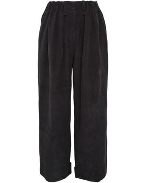 OPEN YY コーデュロイ パンツ - ブラック