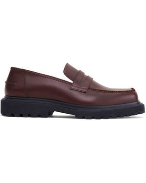 Filippa K Calf Leather Penny Loafers - Brown