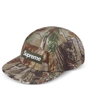 Supreme Zip-Pocket Camp Cap - Gray