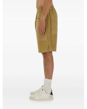 Isabel Marant Cotton Cargo Shorts - Natural