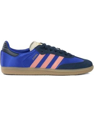 adidas Samba Three-stripe Sneakers - ブルー