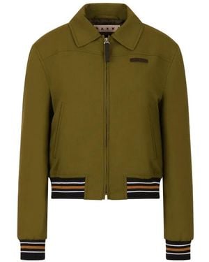Marni Virgin Wool Jacket - Green