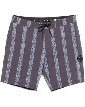 Vissla Short De Bain Lost Coast À Imprimé Graphique - Blue