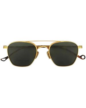 Eyepetizer Ice Clip-On Geometric-Frame Glasses - Metallic
