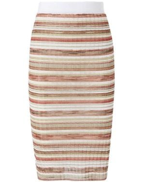 Missoni Striped Skirt - Natural
