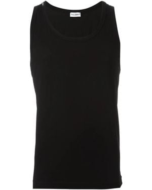 Dolce & Gabbana スクープネック タンクトップ - ブラック