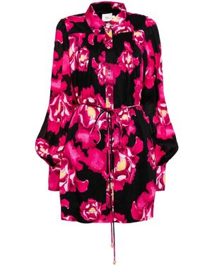 Aje. Lover Gauze Mini Dress - Pink