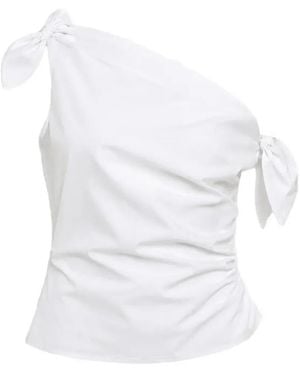 STAUD Haut Bellaria À Une Épaule - White