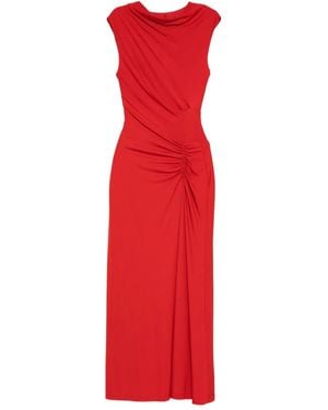 Jonathan Simkhai Kleid Mit Schalkragen - Rot