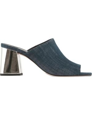 Högl 70Mm Joyce Denim Open-Toe Mules - Blue