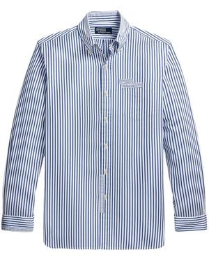 Polo Ralph Lauren Striped Poplin Shirt - Blue