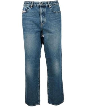 DIESEL Faded-Effect Jeans - Blue