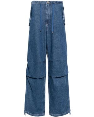 Dion Lee Parachute Straight-Leg Jeans - Blue