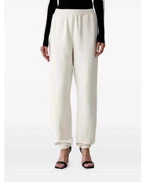 Patrizia Pepe Logo-Patch Track Pants - White