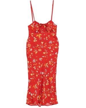 Reformation Camira Dress - Red