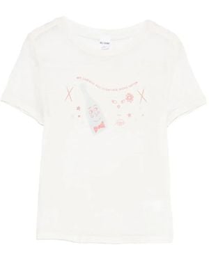 RE/DONE Printed T-Shirt - White