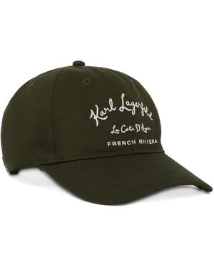 KARL LAGERFELD Vacances De Karl Cap - Green
