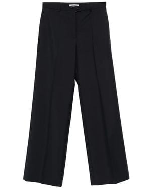 Jil Sander Wide-Leg Tailored Pants - Blue