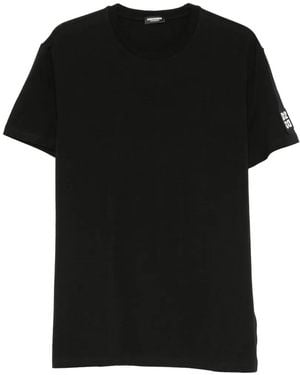 DSquared² Logo-Patch T-Shirt - Black
