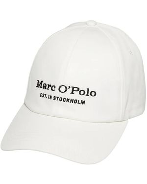 Marc O' Polo Embroidered-Logo Cap - White